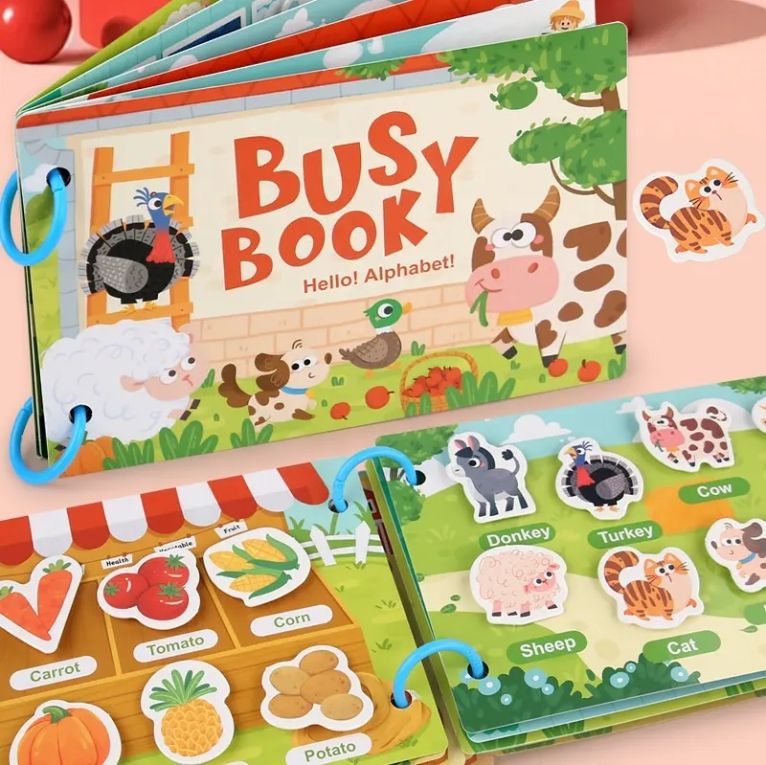 Puzzles Busy Book Matching Board Games